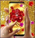 Скриншот 6 APK-версии Gold rose live wallpaper