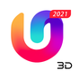 ikon U Launcher 3D:tema 3d 