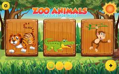 Puzzles for kids Zoo Animals screenshot apk 1