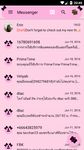 Ribbon Pink Black SMS Berichten thema screenshot APK 4