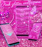 Tangkap skrin apk Pink glitter live wallpaper 6
