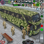 Xe buýt quân đội lái xe - vận chuyển huấn luyện