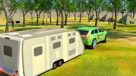 Campeur Fourgon Camion Simulateur:Voiture Remorque capture d'écran apk 5