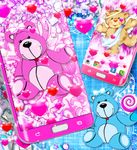 Tangkapan layar apk Teddy bear live wallpaper 10