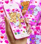 Tangkapan layar apk Teddy bear live wallpaper 2