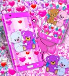 Tangkapan layar apk Teddy bear live wallpaper 