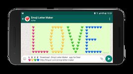 Скриншот 3 APK-версии Emoji Letter Maker 
