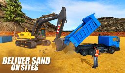 Gambar Crane Excavator Berat: Truk Kota Konstruksi 3D 8