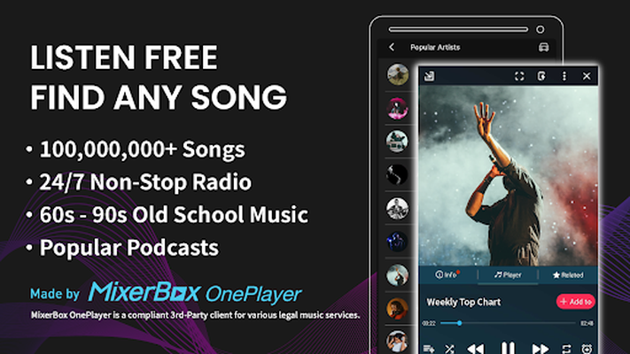 FREEMUSIC© MP3 Music Player 19.29 Free Download