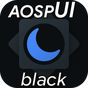 Icône de aospUI Black Theme Substratum Pixel[+Samsung/Oreo]