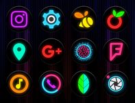 Neon Glow C - Icon Pack screenshot apk 6