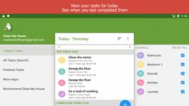 Clean My House - Task List capture d'écran apk 2