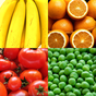 Icône de Fruits et baies, noix et légumes - Photos-quiz
