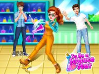 Captura de tela do apk Science Girl vs School Bully - seja o melhor geek! 1