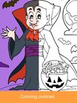 Tangkapan layar apk Halloween Coloring Books 2018 7