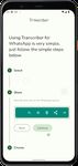 Screenshot 4 di Transcriber per WhatsApp apk