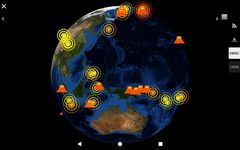 Quake & Volcanoes: 3D Globe of Volcanic Eruptions στιγμιότυπο apk 2