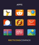 Скриншот 2 APK-версии Recticons - Icon Pack
