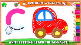 ABC DRAW! Alphabet games Preschool! Kids DRAWING 2 Screenshot APK 13