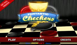 Captura de tela do apk Fantastic Checkers HD Free 4