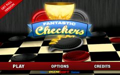 Captura de tela do apk Fantastic Checkers HD Free 8