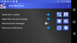 Screenshot 1 di Caller Name Voice Ringtone apk