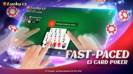 Captura de tela do apk Lucky 13: 13 Card Poker Puzzle 5