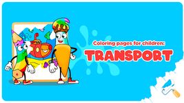 Captura de tela do apk Páginas para colorir para crianças: transporte 7