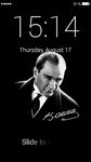 Mustafa Kemal Ataturk Lock Screen & Wallpaper ekran görüntüsü APK 1