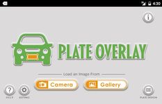 Plate Overlay captura de pantalla apk 5