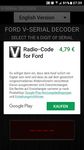 Screenshot 5 di V-Serial Radio Code Decoder apk