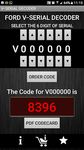 Screenshot 4 di V-Serial Radio Code Decoder apk