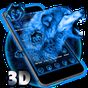 Тема 3D Neon Vivid Wolf APK