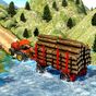 Icoană conduce tractor cargo- agricultură jocuri