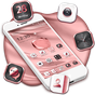 핑크 애플 크리스탈 테마의 apk 아이콘