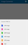 Captură de ecran imagini și fotografii Converter: jpg pdf png eps apk 6