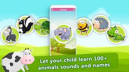 Sons d'animaux pour enfants capture d'écran apk 7