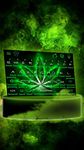 Captura de tela do apk Neon Rasta Weed Keyboard Theme 2