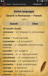 Captură de ecran Dicționar Francez Român Francez apk 4