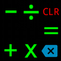 Icono de Calculadora Verde Oscuro