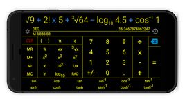 Calculadora Verde Oscuro captura de pantalla apk 2