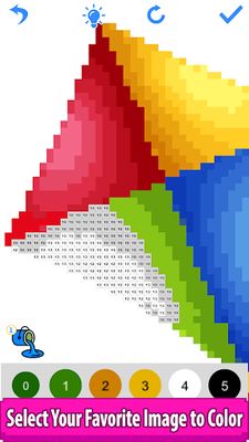 Image 10 of Sandbox Number Coloring Book - Color By Number