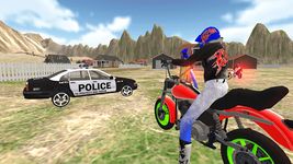 Gerçek Moto Bisikleti:Cop Car Chase Simulator 2018 ekran görüntüsü APK 4