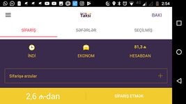 Ekonom Taksi sifarişi ekran görüntüsü APK 2