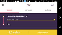 Ekonom Taksi sifarişi ekran görüntüsü APK 8