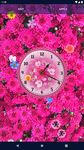 Flowers Analog Clock Live Wallpaper screenshot apk 3