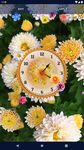 Flowers Analog Clock Live Wallpaper screenshot apk 2