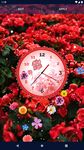 Flowers Analog Clock Live Wallpaper screenshot apk 