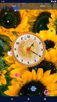 Flowers Analog Clock Live Wallpaper screenshot apk 1