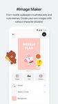 Скриншот 2 APK-версии LINE FRIENDS - characters / backgrounds / GIFs